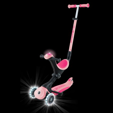GLOBBER paspirtukas Go Up Deluxe Lights, pastelinis rožinis, 748-710 