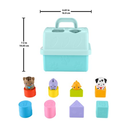 FISHER-PRICE Formelių rūšiuoklė naminiai gyvūnėliai, HTW93 