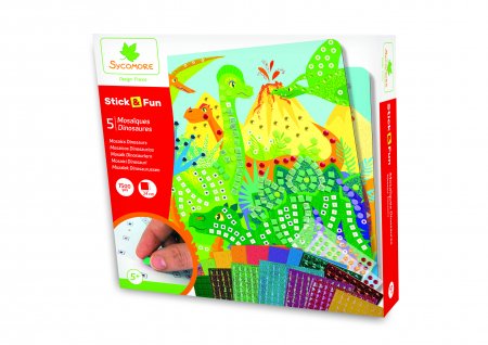 SYCOMORE kūrybinis rinkinys mozaika Dinosaurs, CRE7007 CRE7007