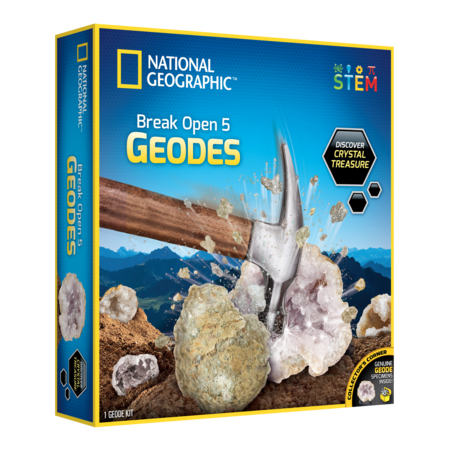 NATIONAL GEOGRAPHIC rinkinys Break Your Own Geode, RTNGGEO5 