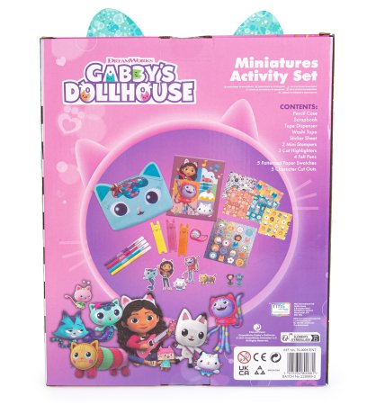 GABBY'S DOLLHOUSE Miniatures kūrybinis rinkinys, 70-0004 