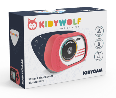 KIDYWOLF vandeniui atsparus skaitmeninis fotoaparatas, KIDYCAM-PI 