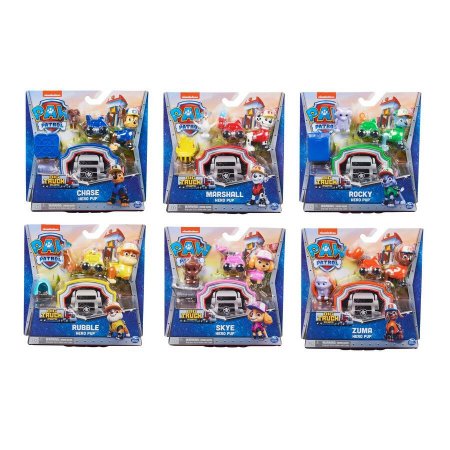 PAW PATROL figūrėlė su priedais Big Trucks Hero Pups, asort., 6064391 6064391
