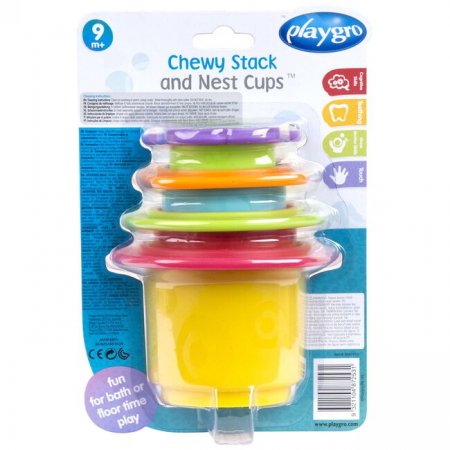 PLAYGRO vonios žaislas Nest Cups, 187253 187253