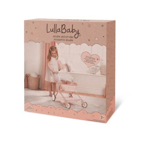 LULLABABY dvivietis vežimėlis lėlei, LBY7618C1Z 
