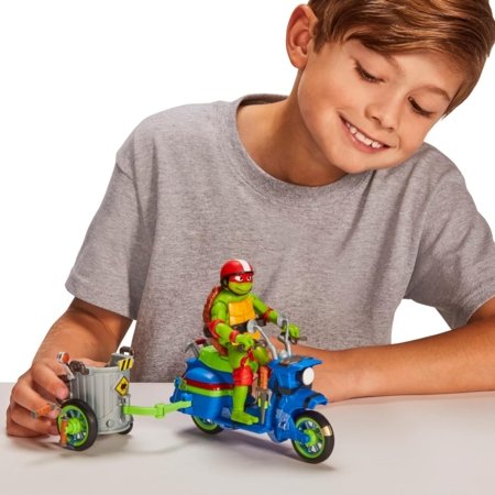 TMNT motociklas su figūrėle Raphael, 84306 83432