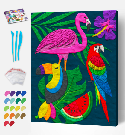 SPLAT PLANET modelino paveikslo rinkinys Tropical, SP46864 