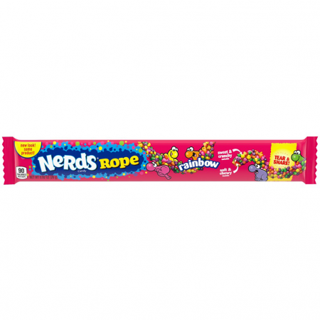 NERDS ROPE saldainiai Rainbow, 26g, 079200173067 AMER0147