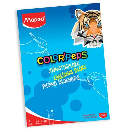 MAPED COLORPEPS piešimo bloknotas A3, 322547000506 322547000506