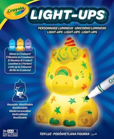 CRAYOLA šviečianti dažoma lempa, asort, 74-7636 