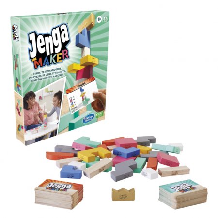 HASBRO GAMING žaidimas Jenga Maker (LT), F4528633 F4528633