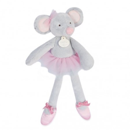 DOUDOU ET COMPAGNIE minkšta lėlė-balerina pelytė 30cm, DC3975 