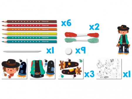 MAPED MINI BOX meistravimo komplektas Popierinė lėlė, 3154149070305 3154149070305