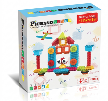 PICASSO TILES Magnetinis konstruktorius HedgeHog blocks 41 det., PTB41 