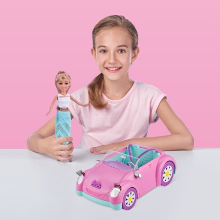 SPARKLE GIRLZ lėlė su žėrinčiu automobiliu, 10028 
