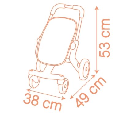 SMOBY sportinis lėlių vežimėlis, 7600251224 