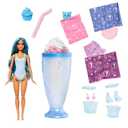 BARBIE Pop Reveal rinkinys – Blue Hair, Sweet Tears serija, JFY61 