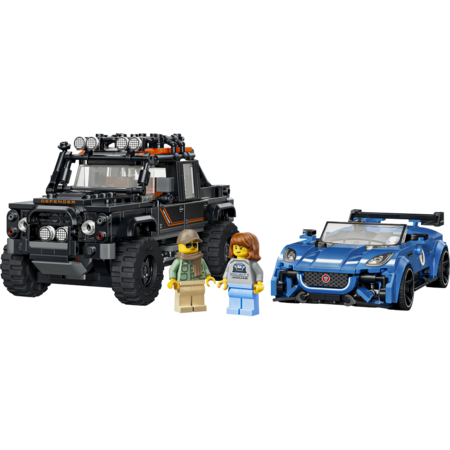 77264 LEGO® Speed Champions „Jaguar Project 7“ ir „Land Rover Defender“ 