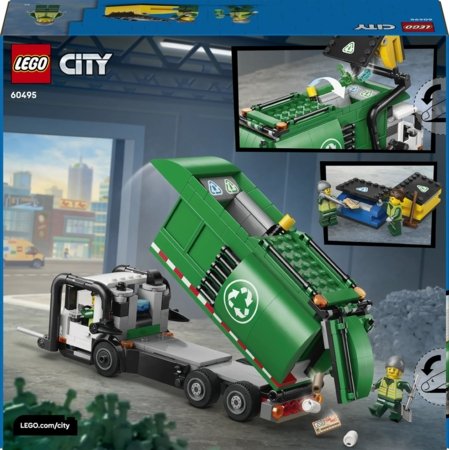 60495 LEGO® City atliekų perdirbimo sunkvežimis 