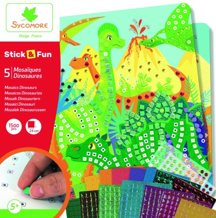 SYCOMORE kūrybinis rinkinys mozaika Dinosaurs, CRE7007 CRE7007