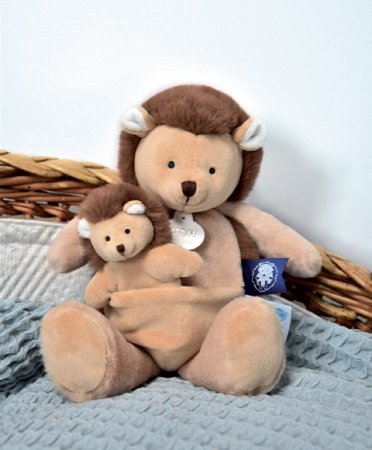 DOUDOU ET COMPAGNIE unicef minkštas ežys su mažyliu 25cm, DC3986 DC3986