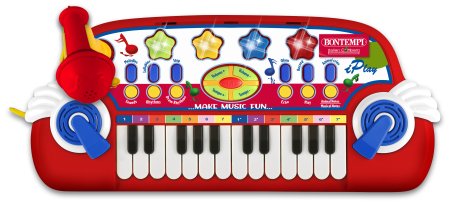 BONTEMPI 24 klavišų pianinas su mikrofonu, 122932 