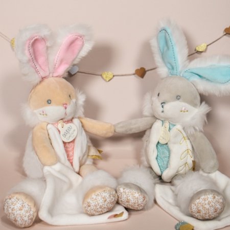 DOUDOU ET COMPAGNIE miego žaislas-kiškis 31cm, DC3487 