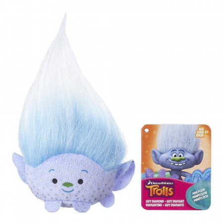 TROLLS maža pliušinė figūrėlė W1 17, asort, B9913EU4 B9913EU4