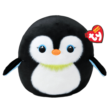 TY Beanie Squishies pliušinis žaislas pingvinas NEVE 25 cm, TY39284 