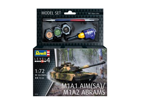 REVELL modelis M1A1 AIM(SA)/ M1A2 Abrams, 63346 