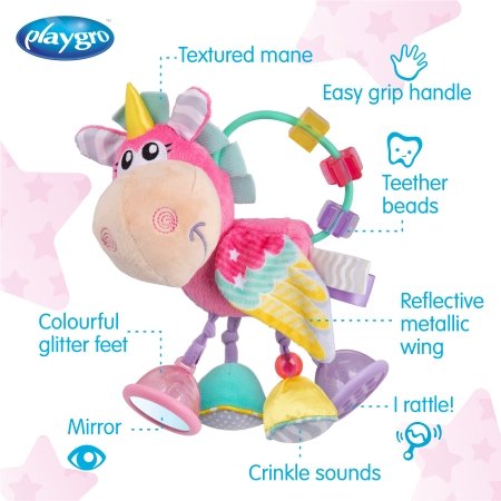 PLAYGRO barškutis Unicorn Activity, 188463 