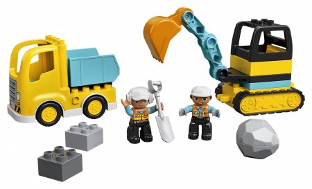 10931 LEGO® DUPLO Town Sunkvežimis ir vikšrinis ekskavatorius 10931