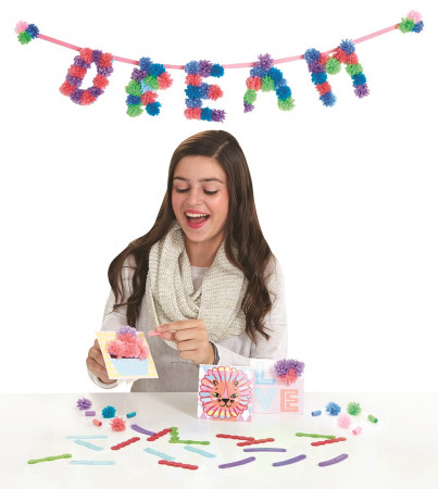 POM POM WOW dekoravimo rinkinys, 48535 48535