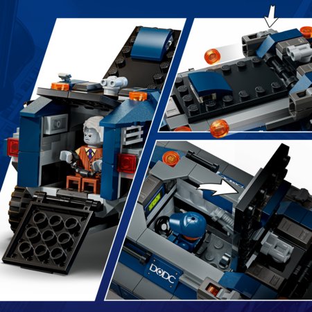 76349 LEGO® ǀ Marvel Žmogaus voro kalinių transporterio gaudynės 