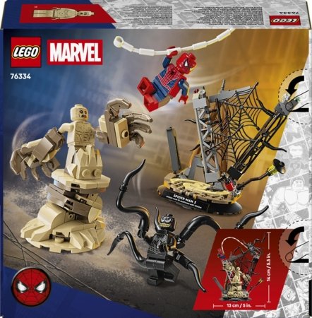 76334 LEGO® ǀ Marvel Epinė kova: Žmogus voras prieš Smėlio žmogų 
