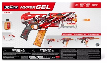 X-SHOT žaislinis šautuvas Hyper Gel, 1500 želinių rutuliukų, asort., 36622 