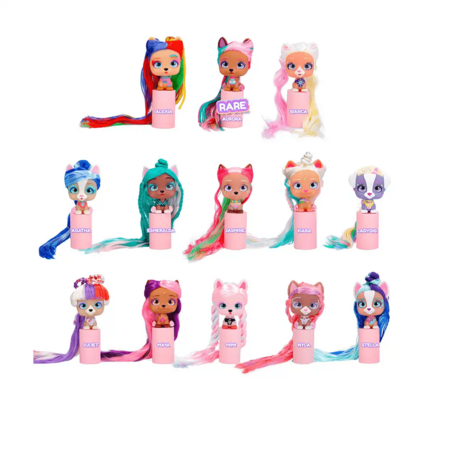 VIP PETS figūrėlių rinkinys įvaizdžio kūrimui Glam Gems S5, asort., 712980IM3E 