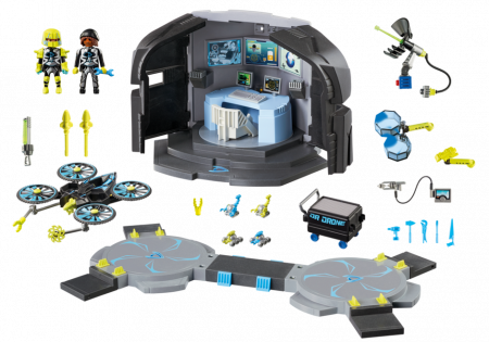 PLAYMOBIL Top Agents Dr. Drone's Command Base, 9250 9250