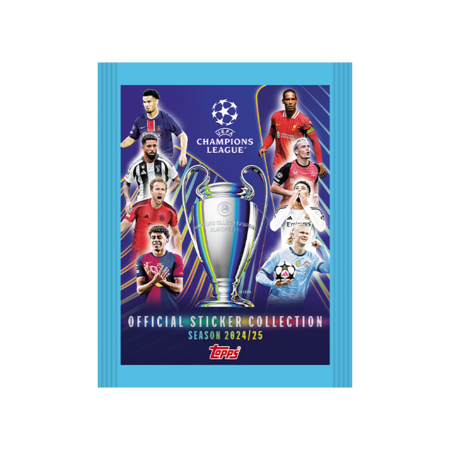 TOPPS lipdukai Champions League 2025 Packet, 5053307074453 
