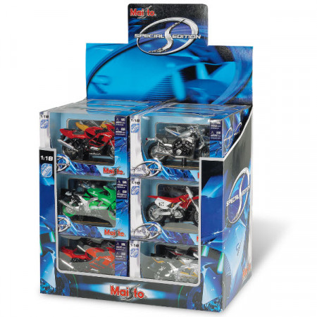 MAISTO DIE CAST motociklas 1:18 Special Edition, asort., 34007 34007