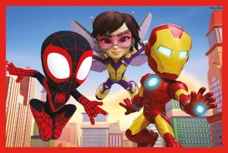 CLEMENTONI dėlionė Spidey and His Amazing Friends, 6 kubai., 40661 