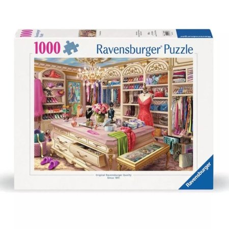 RAVENSBURGER dėlionė Drabužių spinta, 1000 det., 12001483 