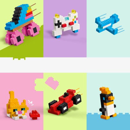 11045 LEGO® Classic Kūrybiškos spalvingos kaladėlės 
