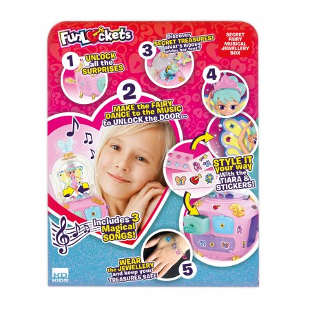 FUNLOCKETS muzikinė papuošalų dėžutė, S21200 S21200