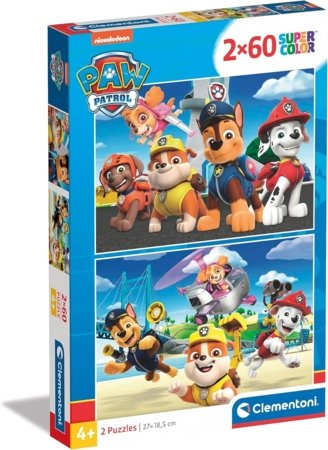 CLEMENTONI PAW PATROL dėlionė, 2x60 det., 21623 