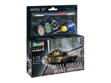 REVELL modelis M1A1 AIM(SA)/ M1A2 Abrams, 63346 