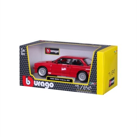 BBURAGO 1:24 Automodelis 1988 BMW 3 series M3, 18-21100 RD 