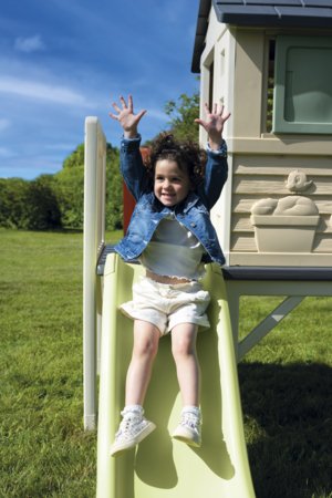 SMOBY žaidimų namelis su čiuožykla, 7600810802 