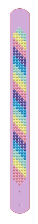 DIAMOND DOTS kūrybinis rinkinys piešimas deimantais Barbie, DTZ10.011 DTZ10.011