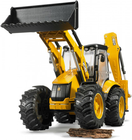 BRUDER traktorius su krautuvu JCB 5CX eco Backhoe, 02454 02454